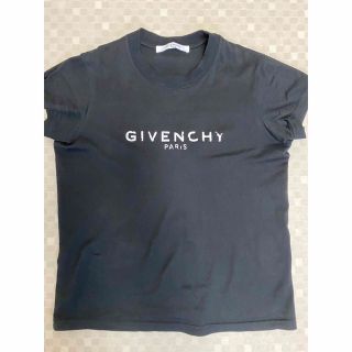 ジバンシィ(GIVENCHY)のGIVENCHY デストロイ ロゴ Tシャツ XS(Tシャツ/カットソー(半袖/袖なし))