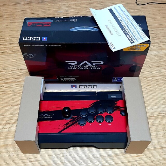 PS4 アケコン リアルアーケード プロ V ハヤブサ ホリ RAP HORI New