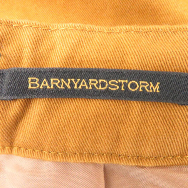 BARNYARDSTORM(バンヤードストーム)のバンヤードストーム フレアスカート ロング丈 無地 0 マスタード /YK7 レディースのスカート(ロングスカート)の商品写真