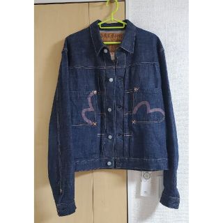 美品❢エビス ジーンズジャケット デニム エヴィス EVISU\n小文字evisu