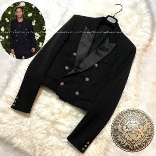 BALMAIN HOMME バルマンオム ショールカラー テーラードジャケット