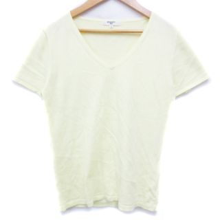 ナチュラルビューティーベーシック(NATURAL BEAUTY BASIC)のナチュラルビューティーベーシック カットソー Tシャツ 半袖 L 黄 /FF47(カットソー(半袖/袖なし))