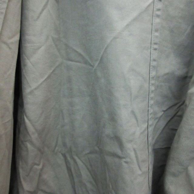 STUDIO CLIP(スタディオクリップ)のスタディオクリップ スプリングコート ノーカラーコート ロング丈 M カーキ レディースのジャケット/アウター(スプリングコート)の商品写真