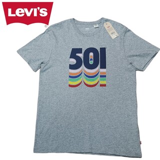 リーバイス(Levi's)の完売品!!　リーバイス ロゴプリントTシャツ "501 RAINBOW"　M(Tシャツ/カットソー(半袖/袖なし))