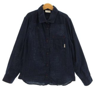 コロンビア(Columbia)のコロンビア Columbia シャツ 長袖 コットン混 紺 M(その他)