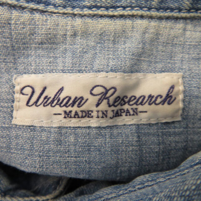 URBAN RESEARCH(アーバンリサーチ)のアーバンリサーチ カジュアルシャツ デニムシャツ 長袖 無地 One  メンズのトップス(シャツ)の商品写真