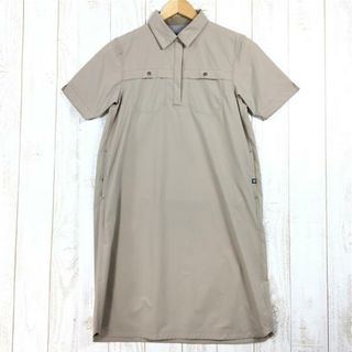 マーモット(MARMOT)のWOMENs S  マーモット ショートスリーブ ソフトシェル ワンピース Short Sleeve Softshell One-Piece シャツ MARMOT MJJS7537WS ベージュ系(その他)