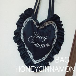 ハニーシナモン(Honey Cinnamon)の【HoneyCinnamon】ハートピローバッグ(トートバッグ)