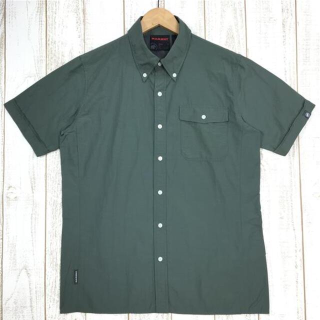 サイズ備考MENs S  マムート ボルダーシャツ ショートスリーブ BOULDER Shirts Short-Sleeved MAMMUT 1030-02650 グリーン系