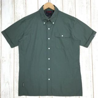 マムート(Mammut)のMENs S  マムート ボルダーシャツ ショートスリーブ BOULDER Shirts Short-Sleeved MAMMUT 1030-02650 グリーン系(その他)