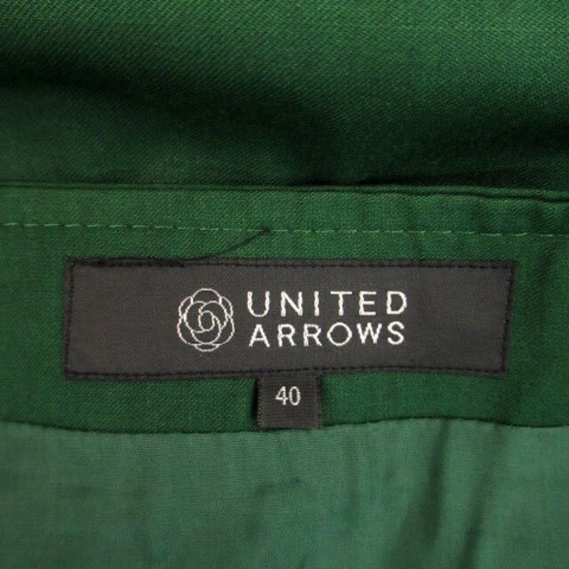 UNITED ARROWS(ユナイテッドアローズ)のユナイテッドアローズ フレアスカート ひざ丈 40 緑 グリーン レディースのスカート(ひざ丈スカート)の商品写真