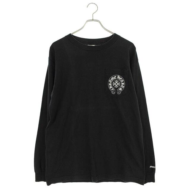 クロムハーツ CH L/S LTD 香港限定袖フローラルプリント長袖カットソー