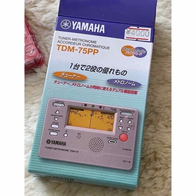 YAMAHA チューナー・メトロノーム デュアル機能搭載 楽器のレコーディング/PA機器(その他)の商品写真