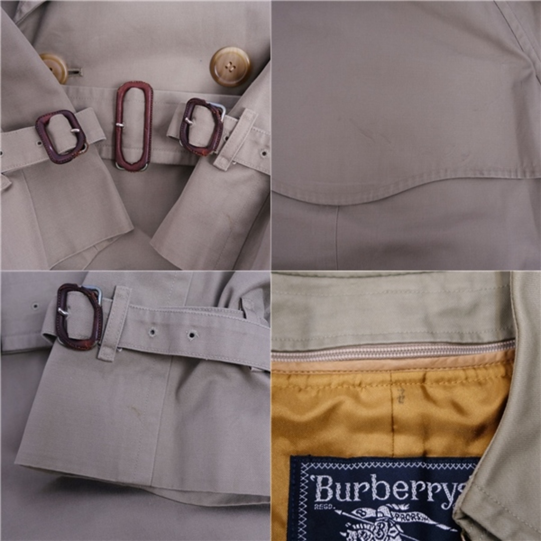 BURBERRY BLACK LABEL(バーバリーブラックレーベル)のVintage バーバリー Burberrys コート トレンチコート 裏チェック ライナー付き アウター メンズ 94-175(L相当) カーキベージュ メンズのジャケット/アウター(トレンチコート)の商品写真