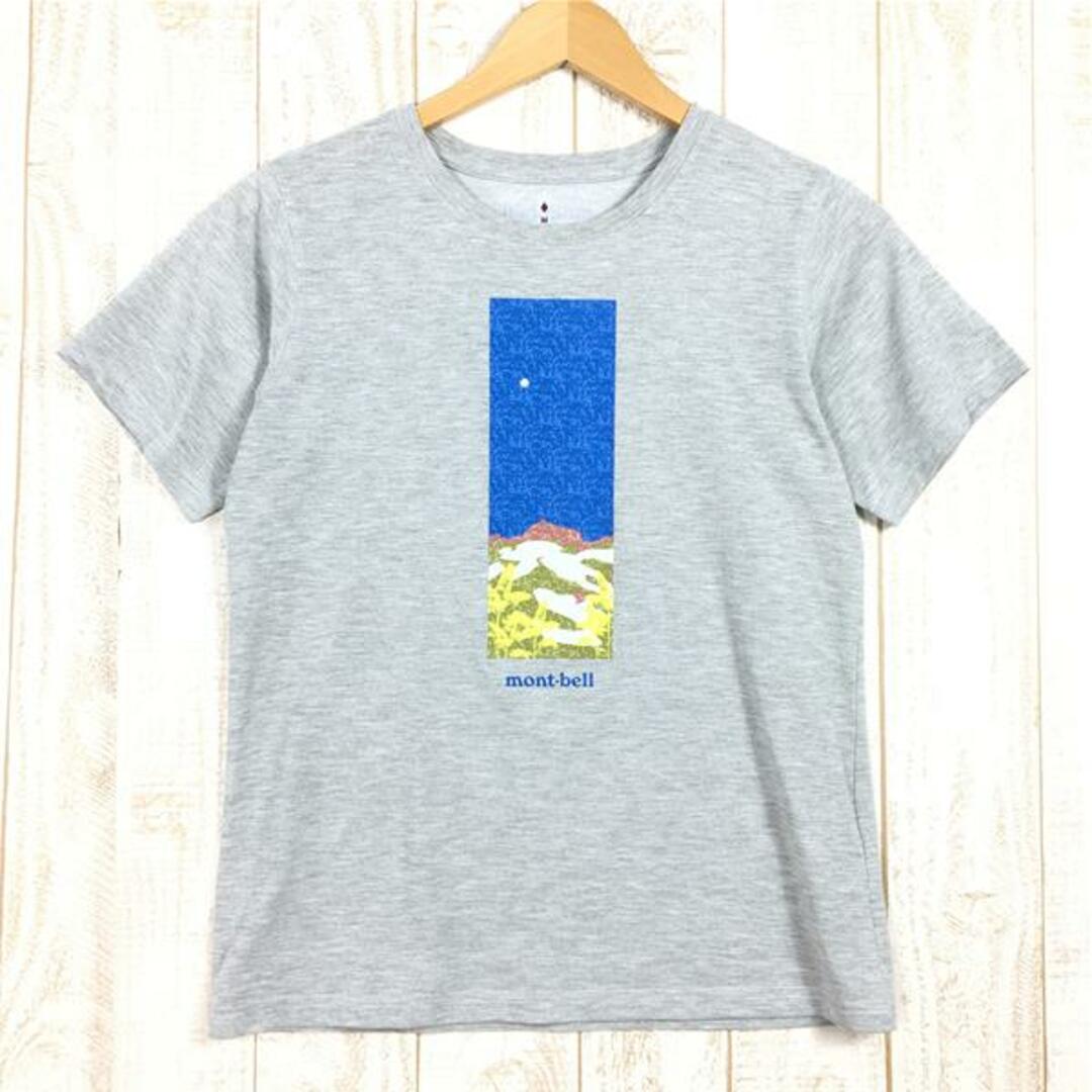 mont bell(モンベル)のWOMENs M  モンベル WIC.T 暁 Tシャツ MONTBELL 1114251 グレー系 レディースのファッション小物(その他)の商品写真