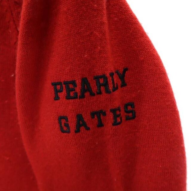 PEARLY GATES   パーリーゲイツ ウール％ ニット ジップ パーカー 1