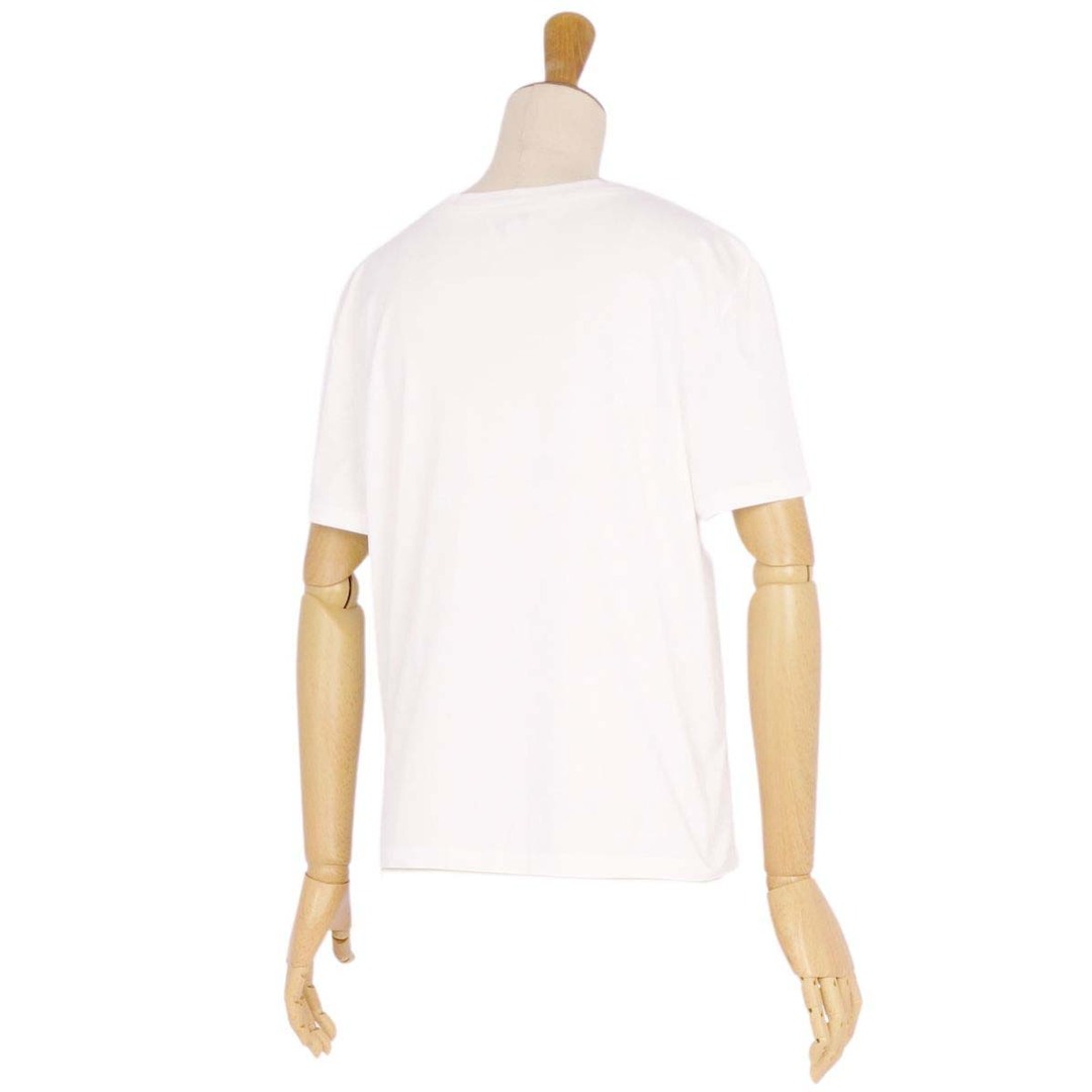 美品 シャネル CHANEL Tシャツ カットソー 半袖 ショートスリーブ 無地 コットン トップス レディース 38/40(M相当) ホワイト