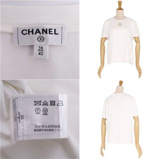 美品 シャネル CHANEL Tシャツ カットソー 半袖 ショートスリーブ ...