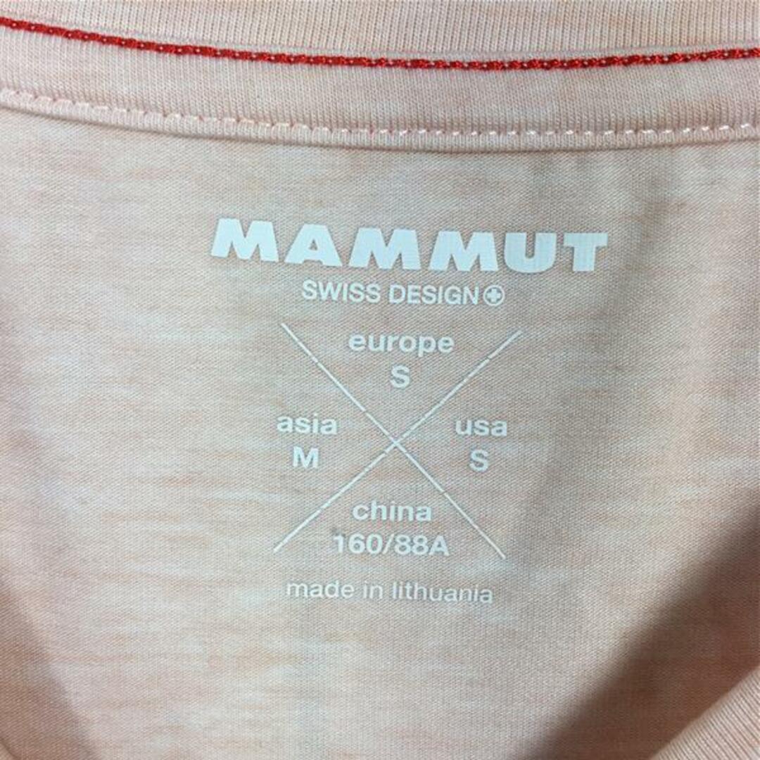 Mammut(マムート)のWOMENs S  マムート マウンテン Tシャツ ウィメン Mountain T-Shirt Women MAMMUT 1017-00960 ピンク系 レディースのファッション小物(その他)の商品写真