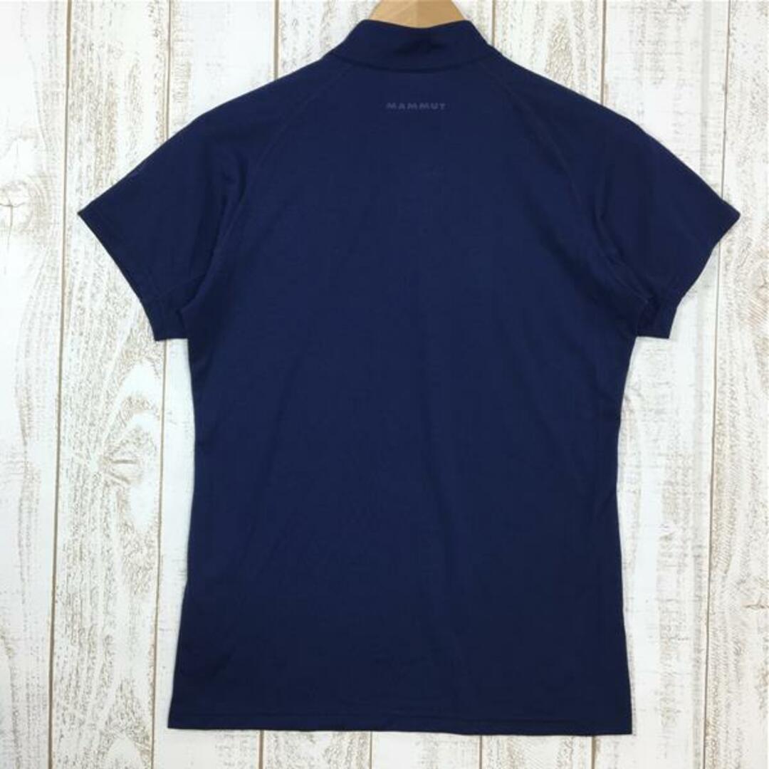Mammut(マムート)のWOMENs S  マムート パフォーマンス ドライ ジップ Tシャツ Performance Dry Zip T-Shirt ショートスリーブ MAMMUT 1017-00430 ネイビー系 レディースのファッション小物(その他)の商品写真