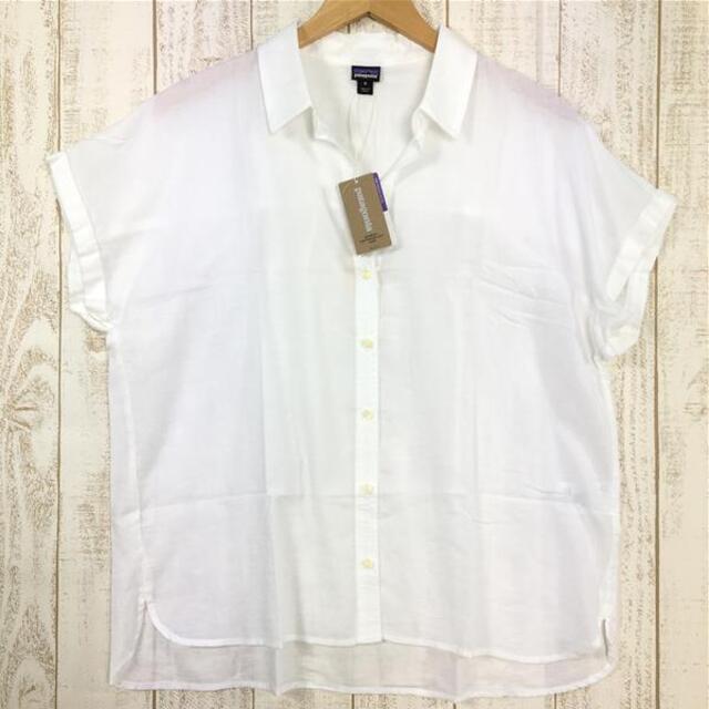 WOMENs M  パタゴニア ウィメンズ ライトウェイト A/C シャツ W Lightweight A/C Shirt ショートスリーブ PATAGONIA 52960 WHI White ホワイト系