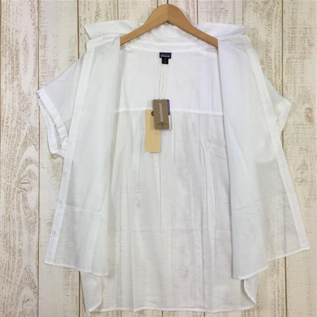 WOMENs M パタゴニア ウィメンズ ライトウェイト A/C シャツ W Lightweight A/C Shirt ショートスリーブ  PATAGONIA 52960 WHI White ホワイト系