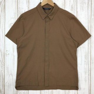 アークテリクス(ARC'TERYX)のMENs M  アークテリクス レヴィー ショートスリーブ シャツ Revvy Short Sleeve Shirt ARCTERYX 17218 ブラウン系(その他)