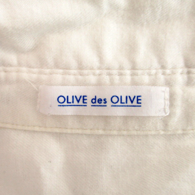 OLIVEdesOLIVE(オリーブデオリーブ)のオリーブデオリーブ ブラウス シャツ 七分袖 スキッパーカラー 花柄 刺繍 M レディースのトップス(その他)の商品写真