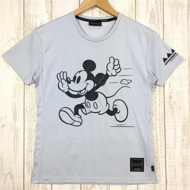 UNISEX XS  マウンテンマーシャルアーツ × DISNEY RUN MICKEY POLARTEC PD Tee ディズニー ミッキー コラボ Tシャツ ポーラテック パワードライ 入手困難 MOUNTAIN MARSHALL ARTS MMA グレー系UNISEXXS