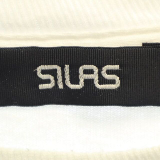 SILAS(サイラス)のサイラス バックプリント 長袖 Tシャツ XL ホワイト SILAS メンズ 【中古】  【230331】 メンズのトップス(Tシャツ/カットソー(半袖/袖なし))の商品写真