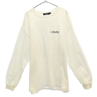 サイラス(SILAS)のサイラス バックプリント 長袖 Tシャツ XL ホワイト SILAS メンズ 【中古】  【230331】(Tシャツ/カットソー(半袖/袖なし))