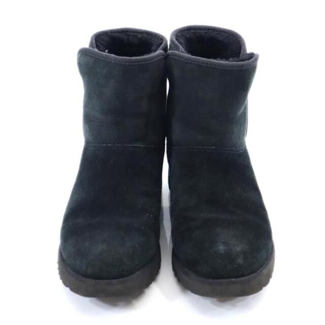 UGG - アグ ムートンブーツ 23 ブラック系 UGG ロゴ レディース 【中古