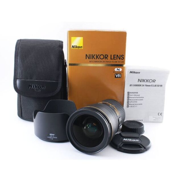 Nikon(ニコン)のNikon ニコン AF-S 24-70mm F2.8E VR 144 スマホ/家電/カメラのカメラ(レンズ(ズーム))の商品写真