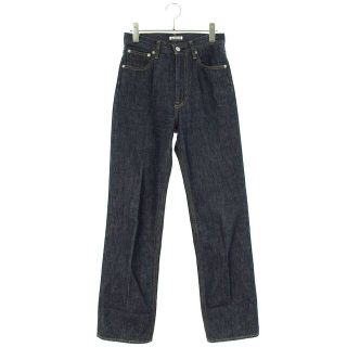 オーラリー HARD TWIST DENIM 5P PANTS A00P02DM ストレートデニムパンツ レディース 25インチ