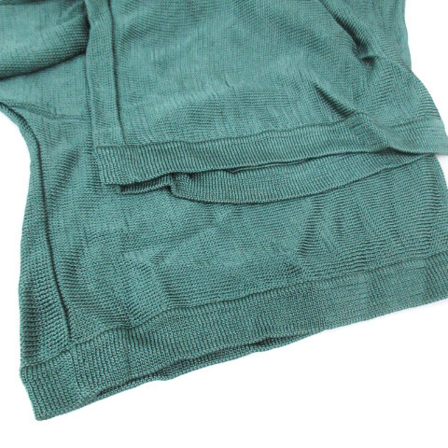 MACPHEE(マカフィー)のマカフィー トゥモローランド カットソー 半袖 シースルー 1 緑 /FF32 レディースのトップス(カットソー(半袖/袖なし))の商品写真