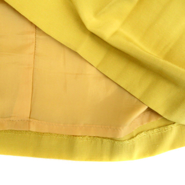 Apuweiser-riche(アプワイザーリッシェ)のアプワイザーリッシェ フレアスカート ギャザースカート ミモレ丈 0 黄 レディースのスカート(ひざ丈スカート)の商品写真