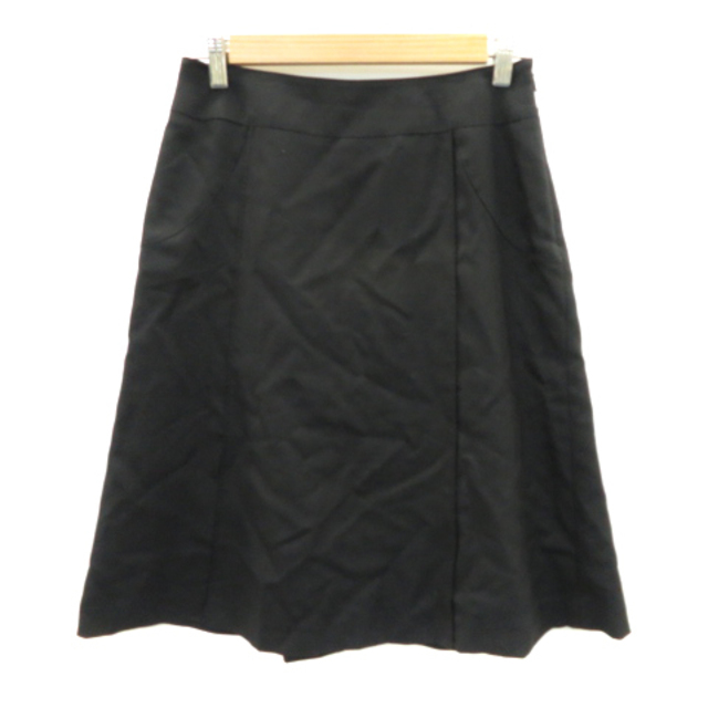 NATURAL BEAUTY BASIC(ナチュラルビューティーベーシック)のナチュラルビューティーベーシック フレアスカート ミモレ丈 無地 ウール M レディースのスカート(ひざ丈スカート)の商品写真