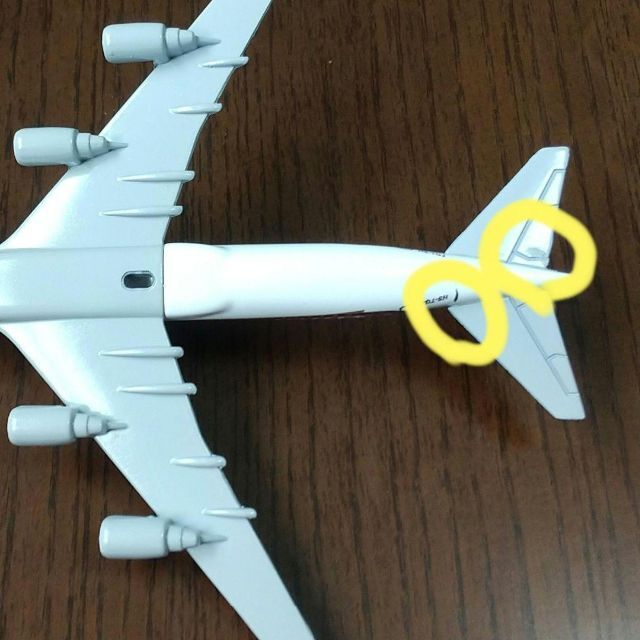 タイ航空 B747【ドラゴンボート】飛行機模型 16cm