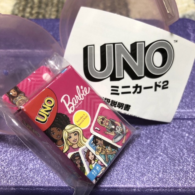 Takara Tomy(タカラトミー)のUNO ミニカード2 (Barbie™️Ver.) エンタメ/ホビーのテーブルゲーム/ホビー(トランプ/UNO)の商品写真