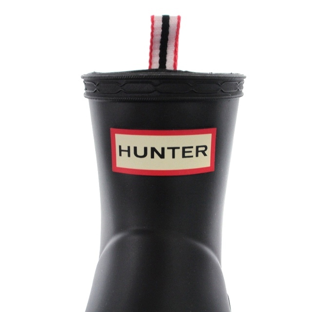 HUNTER(ハンター)のハンター レインブーツ ショートブーツ ラバー UK5 24cm グレー レディースの靴/シューズ(ブーツ)の商品写真
