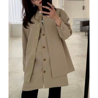 gillet set short coat ジレセットショートコート S(ベスト/ジレ)