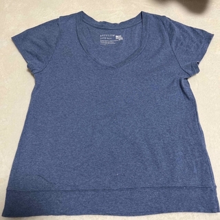 ベイフロー(BAYFLOW)のベイフロー　 BAYFLOW Tシャツ　ブルー　USAコットン　サイズ４（M）(Tシャツ(半袖/袖なし))