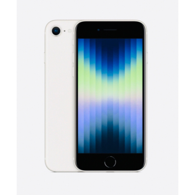 ☆新品未使用 Apple iPhone SE 第3世代 64GBスターライト☆ 有名な高級