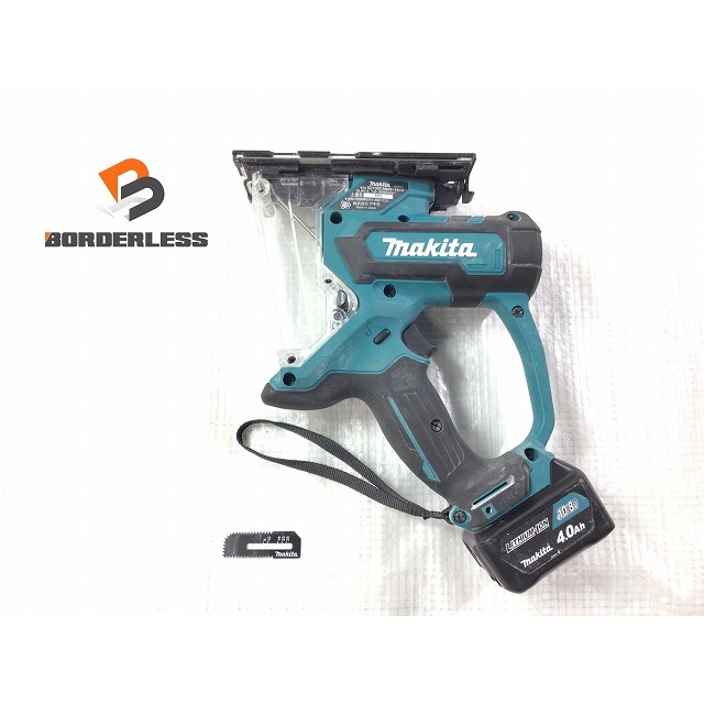 工具☆比較的綺麗です☆makita マキタ 10.8V 充電式ボードカッタ バッテリー1個(10.8V 4.0Ah)付き 69170