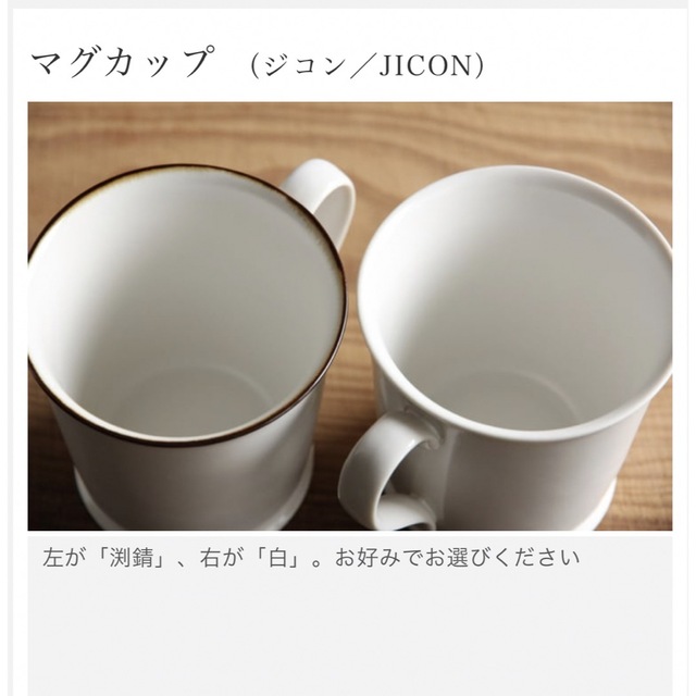 Jicon JICON 磁今　マグカップ インテリア/住まい/日用品のキッチン/食器(グラス/カップ)の商品写真
