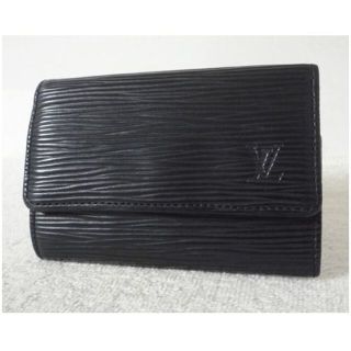 ルイヴィトン(LOUIS VUITTON)の良品　ルイ・ヴィトン　LOUIS VUITTON　エピ　黒　６連　キーケース(キーケース)