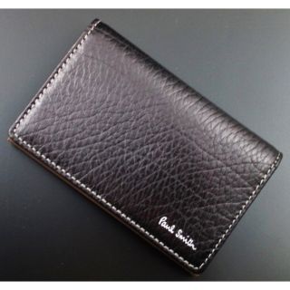 ポールスミス(Paul Smith)の贈り物に☆新品/箱付 ポールスミス シルバーロゴ 名刺入れ 黒(名刺入れ/定期入れ)