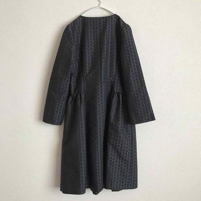 エムズグレイシー 花柄 リボン 美品 ワンピースコート 38 適当な価格