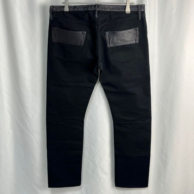 美品】2005aw UNDERCOVER ARTS期 レザー クラッシュパンツ-