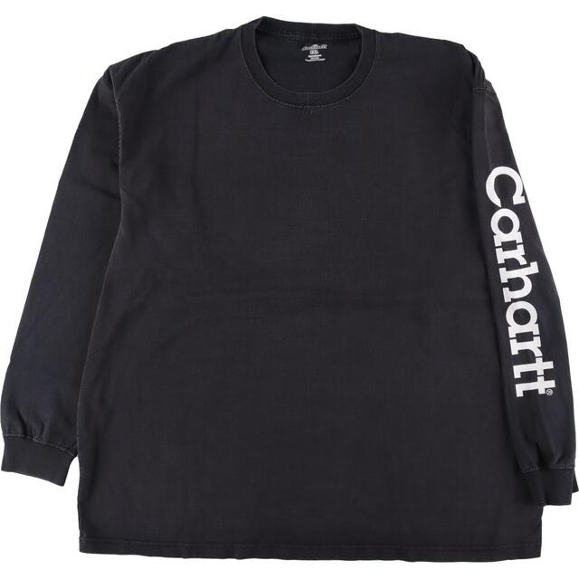 カーハート Carhartt 袖プリント ロングTシャツ ロンT メンズXXL /eaa311402